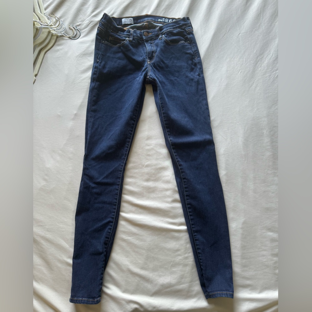 Gap Denim 1969, Legging Jean, Dark Wash, Size 26r